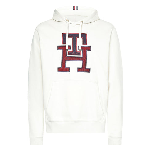 Felpa Uomo TH Monogram Bianco TOMMY HILFIGER- Francavilla Moda